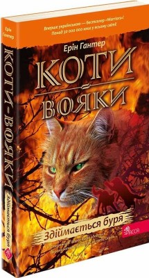 Б/в Коти-вояки. Книга 4. Здіймається буря (м'яка обкл.) - хороший стан